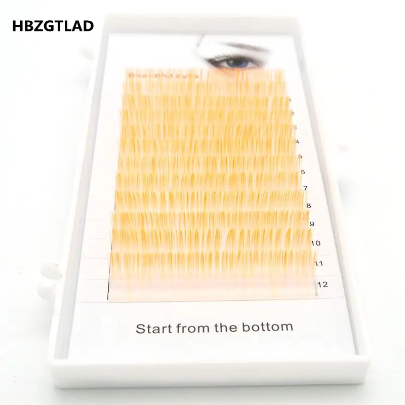 HBZGTLAD Новые Накладные ресницы C/D curl 0,07/0,1 мм 8-15 мм синие+ фиолетовые ресницы индивидуальные цветные ресницы Искусственный инструмент для наращивания ресниц