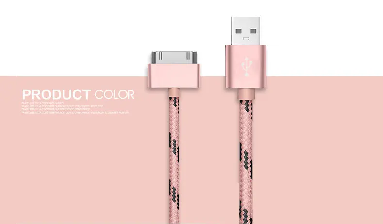 Usb-кабель SUPTEC для быстрой зарядки iPhone 4, 4S, 3g, S, 3g, iPad 1, 2, 3, iPod Nano touch, 30 Pin, адаптер для зарядного устройства, шнур для передачи данных