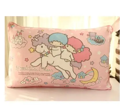 Розовый 1 шт., 60 см, плюшевый чехол с рисунком из мультфильма «My Melody the twins star», один чехол для подушки, романтичный подарок для леди, игрушка для сна для девочки - Цвет: Розовый