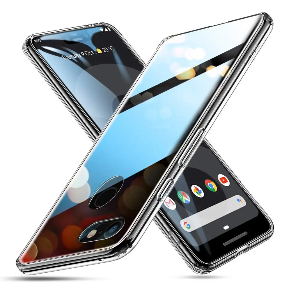 Чехол для сотового телефона для Google Pixel 3 3XL, прозрачный, мягкий ТПУ 360 Защитный чехол для Pixel3 3 XL Pixel3XL гелевый Чехол