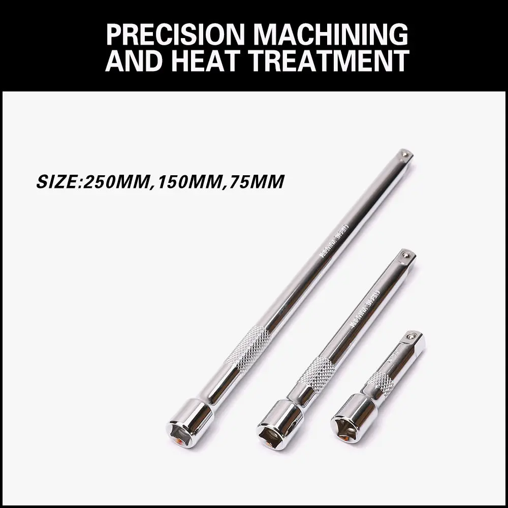 2021-SEDY Long Wrench Socket Extension Extender Bar Set 3&quot 6&quot 10&quot Drive Ratchet Power Tool Hand Accessories | Инструменты