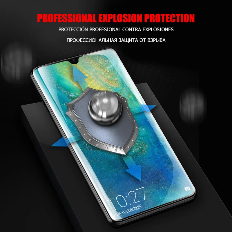 3D изогнутая полноэкранная защитная пленка из фольги для huawei P20 P30 Pro P10 Lite (не