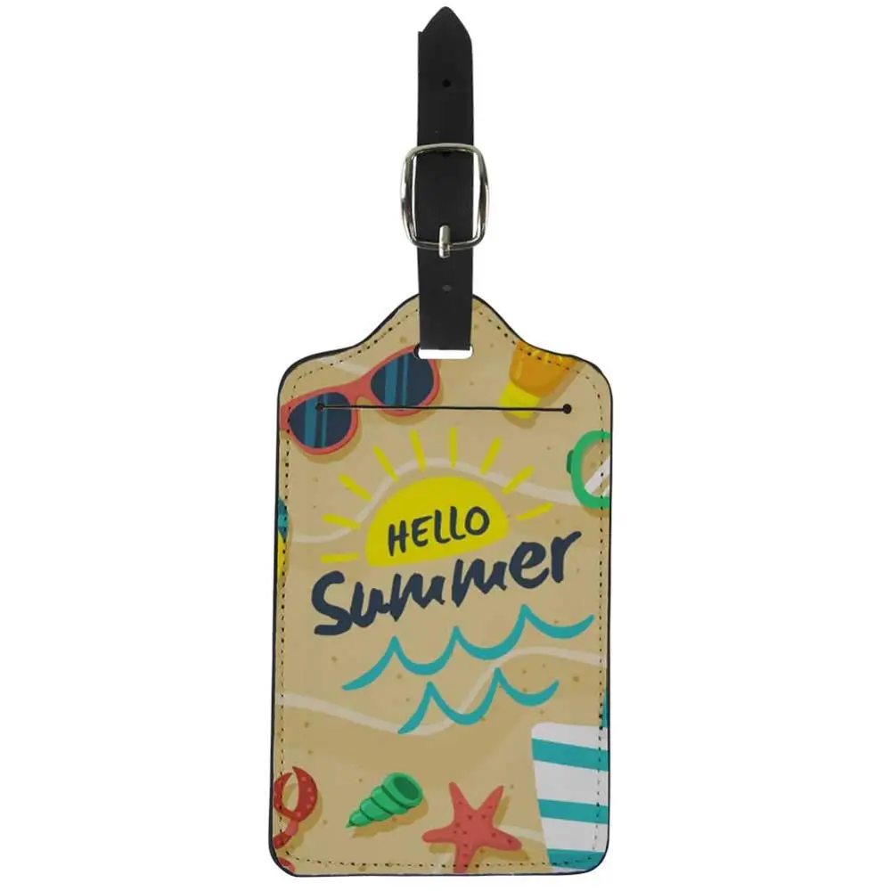 Чемодан с надписью Hello Summer | Багаж и сумки