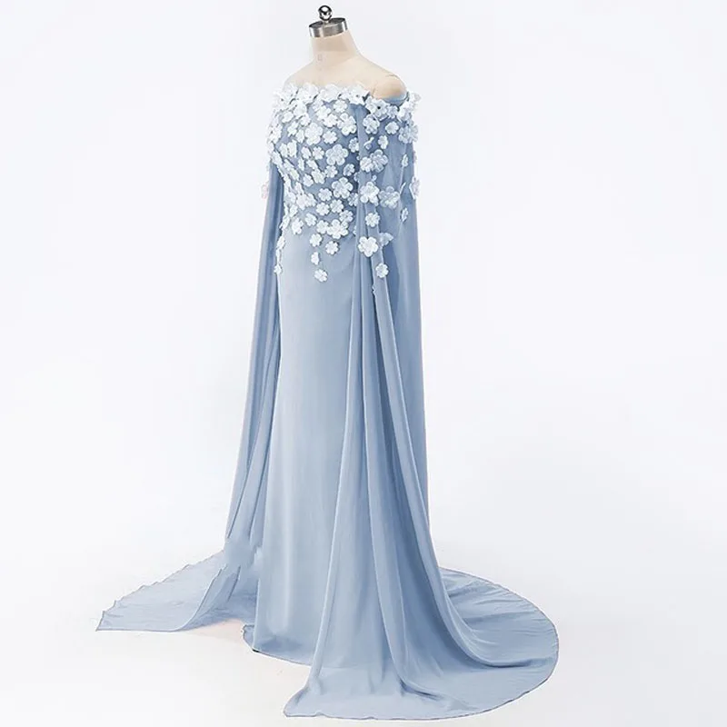 С открытыми плечами лаванды Вечерние платья Vestido De Festa Для женщин Вечернее торжественное платье настоящая фотография Вечерние платья Вечернее платье Longo