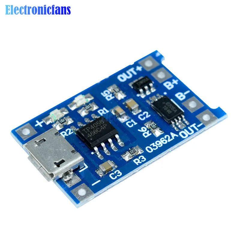 TC4056A заменить TP4056 Micro USB 5V 1A 18650 модуль зарядного устройства литиевой батареи с
