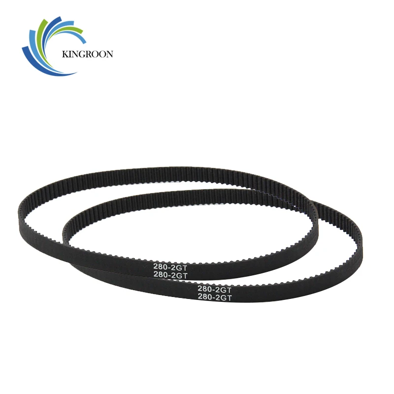 10pcs 2GT Closed Loop Timing Belts GT2 6mm Close Belt Rubber Synchronous 110 122 158 200 280 300 400 610 852mm 3D Printer Part