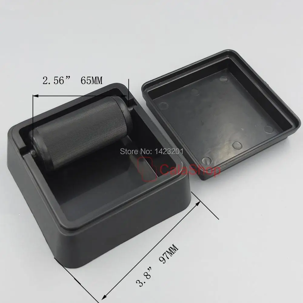 1 шт./лот черный пластик сделай сам кожаный режущий станок краевой краситель