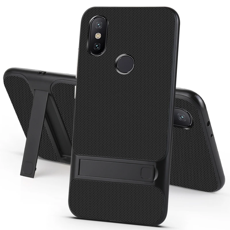 KaiNuEn coque cover case For Xiaomi Xiami MI 6x 6 x MIA2 A2 Silicone covers Silicon on back 360 Phone with holder | Мобильные