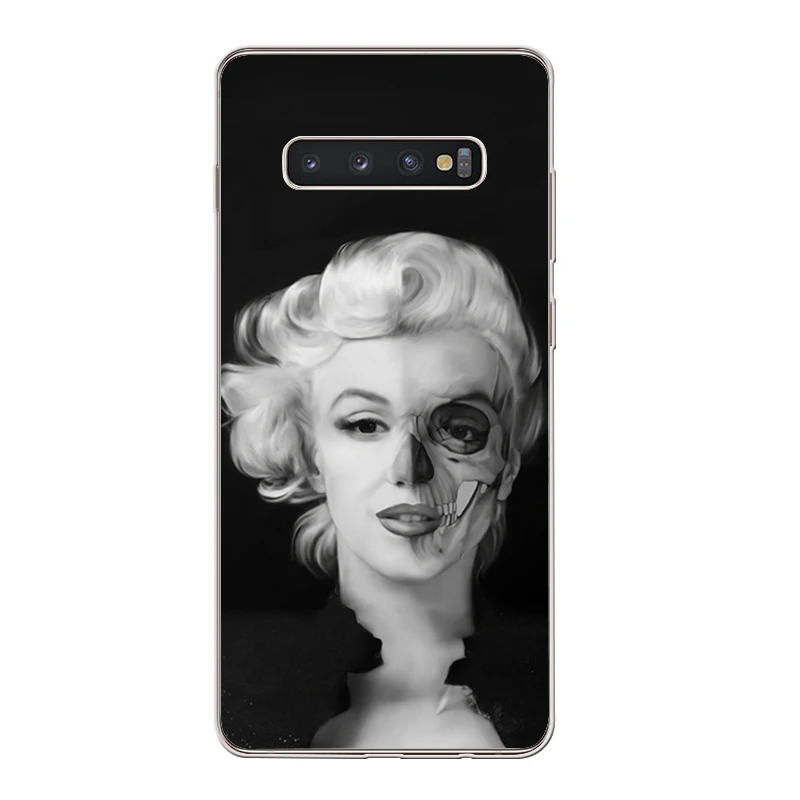 Ciciber чехол для Samsung Galaxy S10 S10e + S9 S8 S7 S6 S5 Edge Plus телефона Note 9 8 5 мягкий TPU Мэрилин Монро |