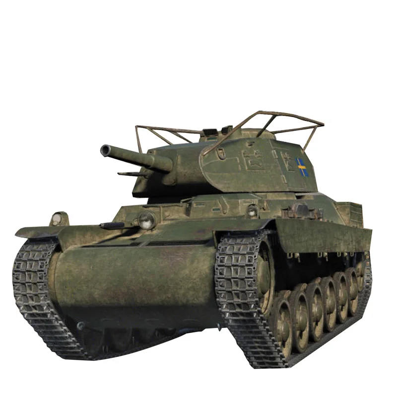 

Lago Sweden 1:50 Tank DIY Paper Models Kids Toy Puzzle Game Assemble Hand Work High Definition