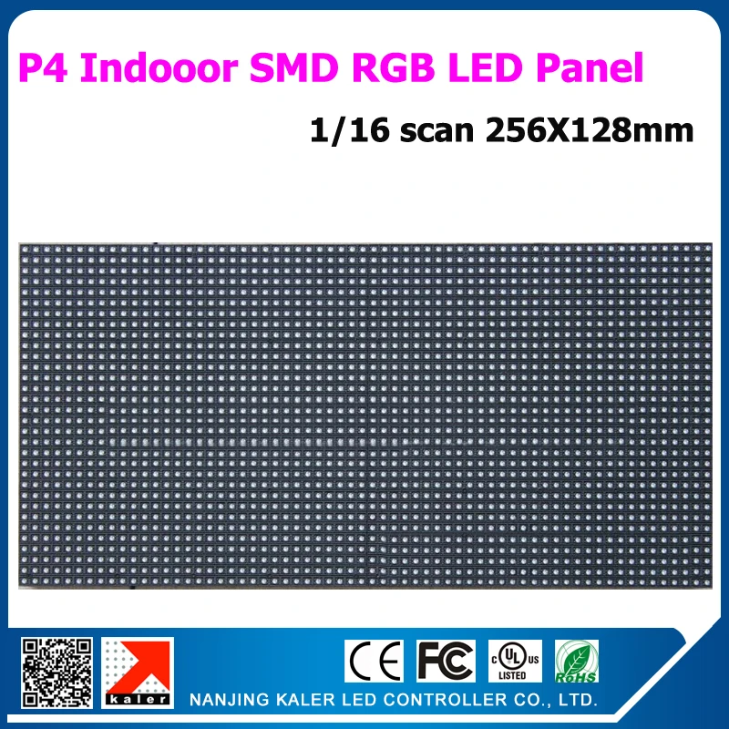 

TEEHO 256*128 мм 64*32 пикселей 1/16 сканирование внутри 3в1 SMD RGB Полноцветный P4 светодиодный модуль для внутреннего большого светодиодного Видео выве...