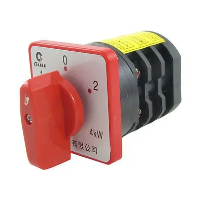 AC 380V 20A 4kw 12 винтовых зажимов поворотный переключатель|switch mount|terminal supportterminator english |
