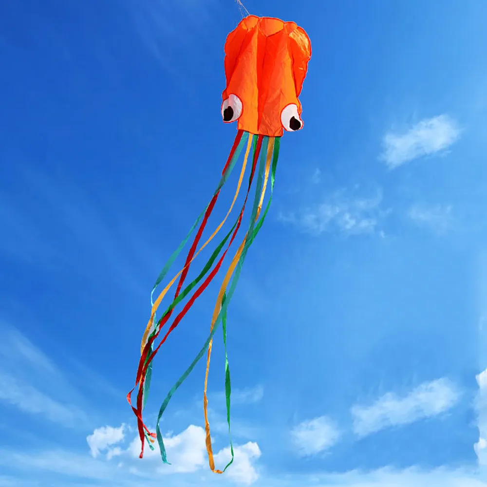 Large Octopus Long Tail Beach Kites-Perfect Toy for Kids and Adults Outdoor Game Flying Toys For Children Kites for Adults A612
