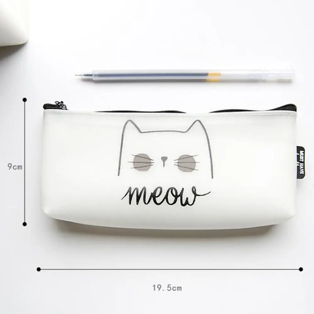 1 шт. силиконовый чехол для ручек и карандашей в виде кошки|Пеналы| |