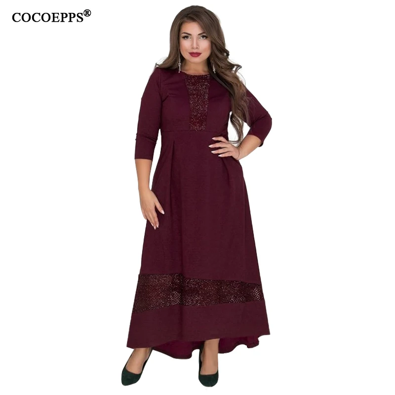 Платье женское бархатное большого размера вечернее|Женские платья| |