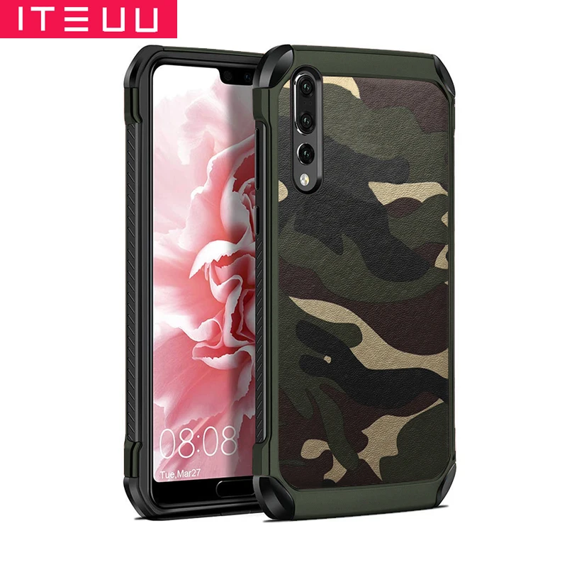 ITEUU P30/P30PRO армейский камуфляжный чехол для Huawei P30 PRO Воздушная сумка из ТПУ ПК