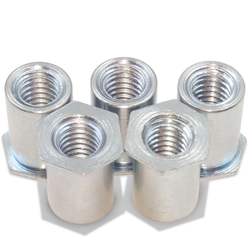 10PCS-M2*4/5/6/7 оцинкованная через отверстие давление заклепочная шпилька/давление