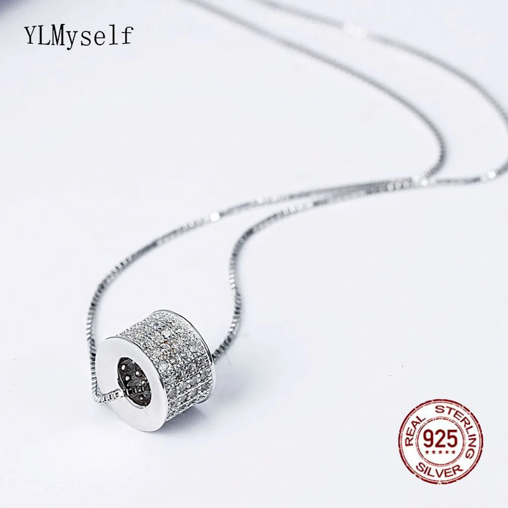 

Good looking real 925 Sterling Silver Choker Necklace White Cubic Zirconia ball design 925 silver Jewelry for women