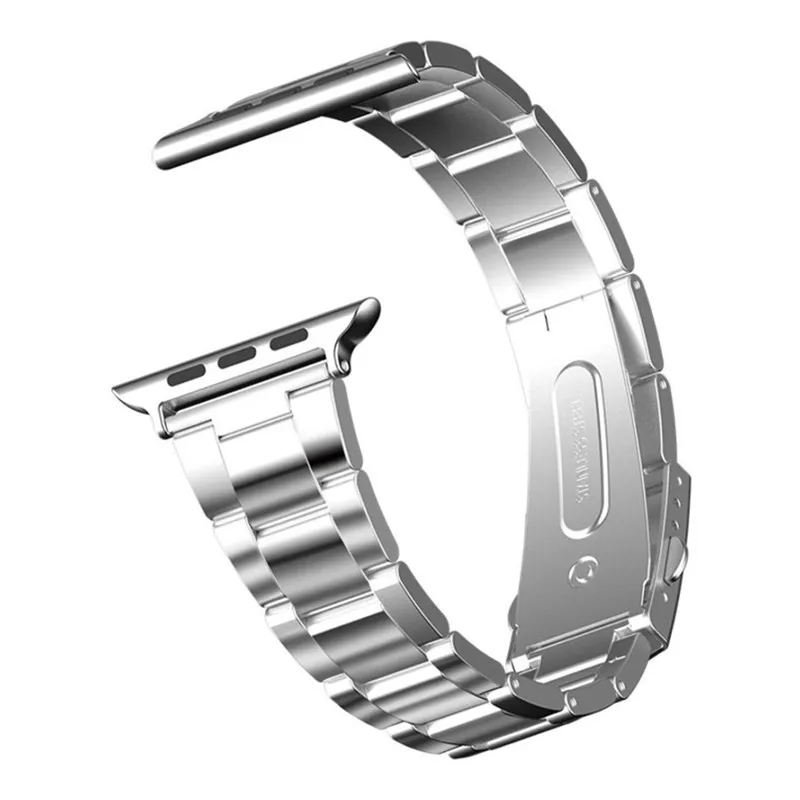 Роскошный металлический ремешок из нержавеющей стали для apple watch band 42 мм 38 iWatch 3 2 1