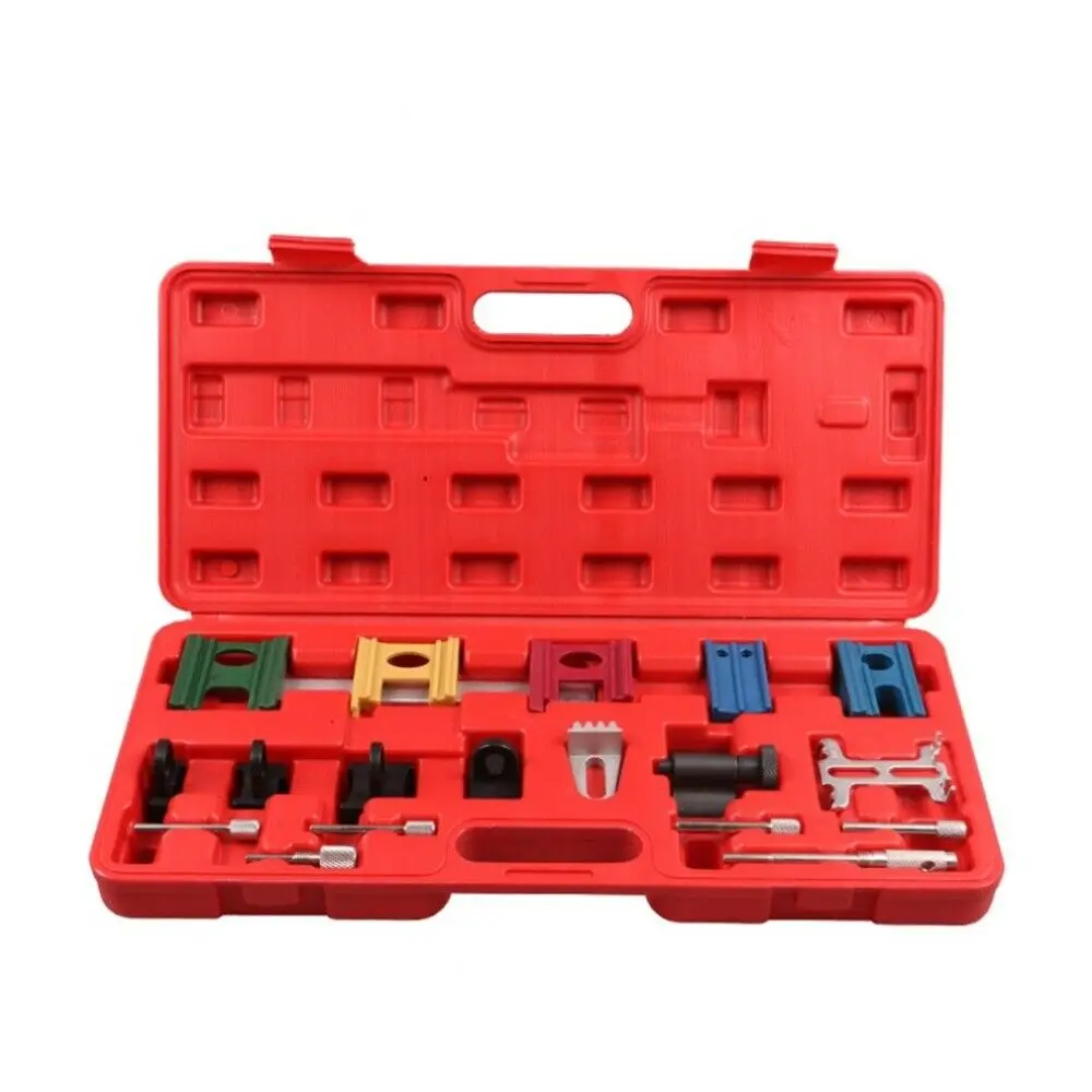 

Universal 19Pcs Engine Pulley Timing Belt Camshaft Flywheel Locking Tool Set Kit