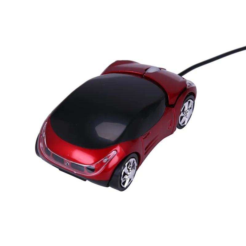 BinFul 1600DPI форма мини-автомобиля USB оптическая проводная мышь инновационная 2 фары
