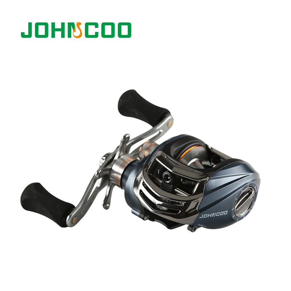 Комплект телескопической удочки для литья JOHNCOO с 9 + 1BB катушка морской рыбалки 1 8
