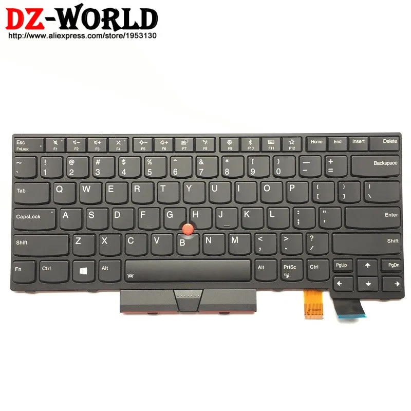 Клавиатура оригинальная с подсветкой для Lenovo Thinkpad T470, T480, A475, A485, Teclado 01AX569, 01AX487, 01AX528, 01HX419