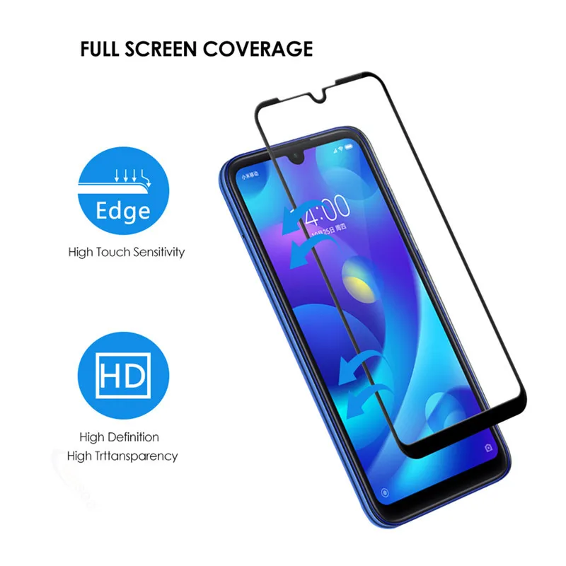 2 в 1 Защитное стекло для камеры Red mi Note 7 7pro 9 se 8 lite Защита экрана xio 9se Pro Glas|Защитные
