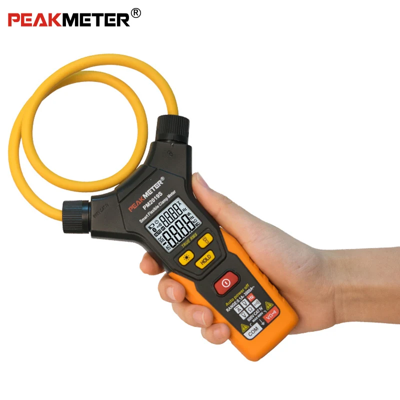 Цифровой мультиметр PEAKMETER PM2019S портативный цифровой с гибким зажимом переменного