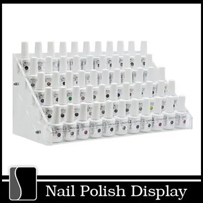 Clear Acrylic Nail Polish Large Display Stand Rack Organizer Table Counter Top | Украшения и аксессуары