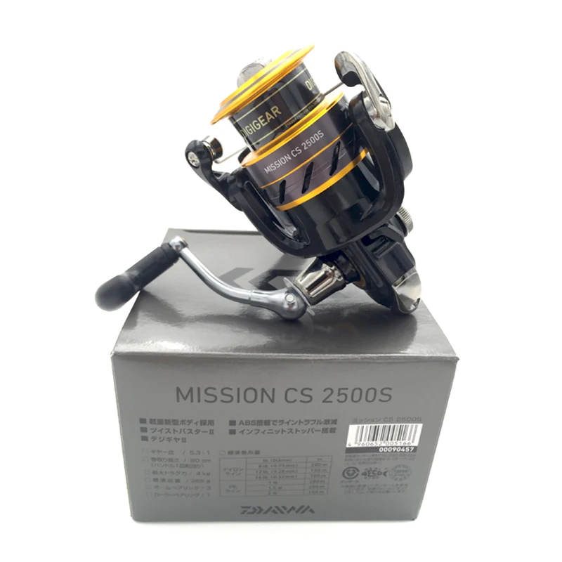 DAIWA Миссия CS S Спиннинг рыболовная Катушка 2000S 2500S 3000S 4000S 3 + 1BB DIGI шестерни II TWIST BUSTER