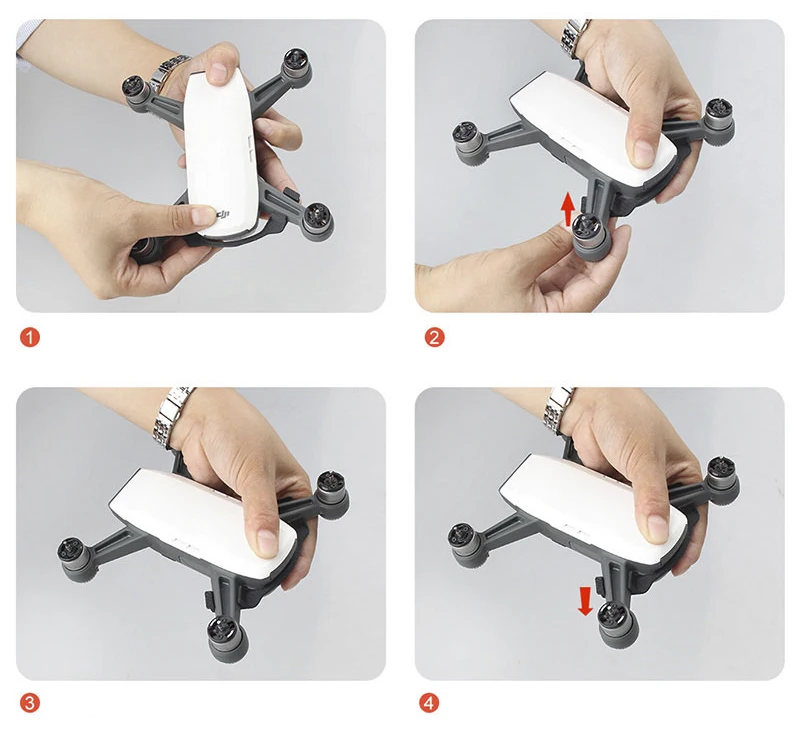 Держатель аккумулятора с анти разделением для фюзеляжа дрона DJI Spark