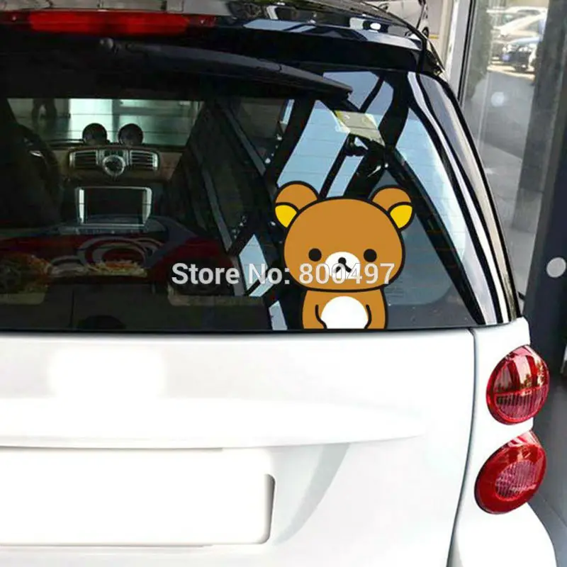 Новые стайлинга автомобилей Носки с рисунком медведя из мультика Rilakkuma пиринг