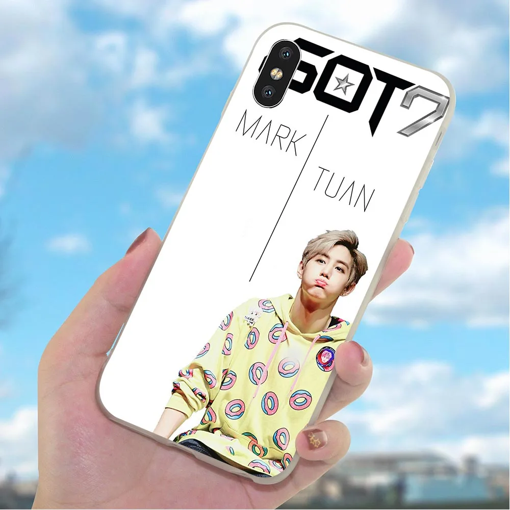 Мягкий ТПУ чехол для телефона iPhone 6 Plus Got7 kpop Чехол 7 XR X 8 5 6S 5S SE Xs Max Чехлы 11 pro |