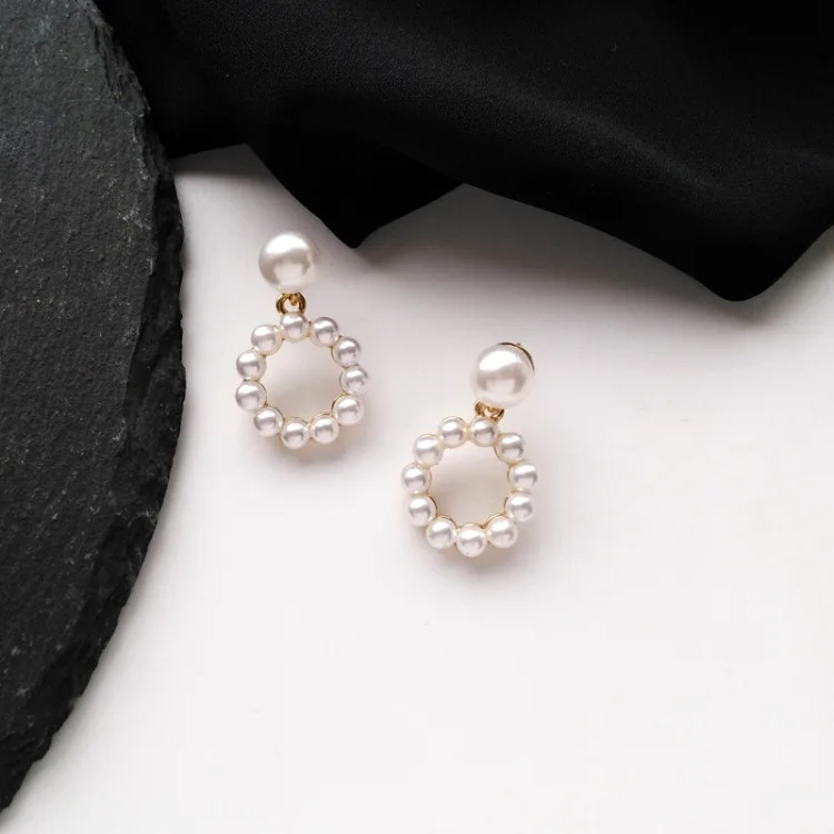 Piercing Earrings Yesucan класса люкс Для женщин жемчуг cliclip серьги свадебные серьги-клипсы не пирсинг без пирсинг, модные украшения клипсы - Окраска металла: Piercing Earrings