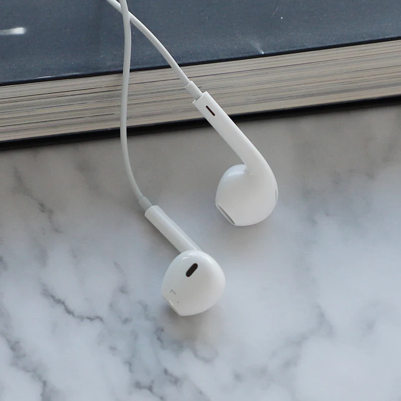 Apple EarPods с штепсельная вилка и микрофон. Оригинальные наушники для iPhone7 | 7s8 8p X iPad