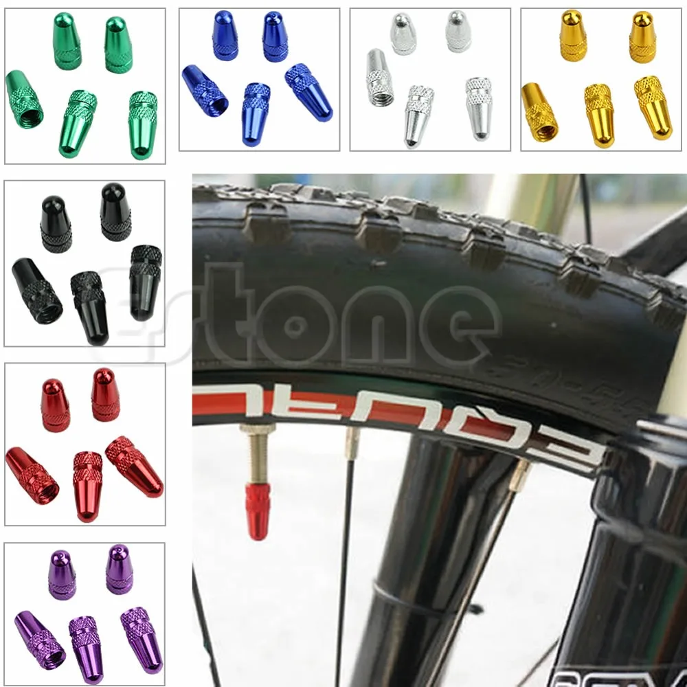 

Portable 5Pcs Bicycle MTB Presta Wheel Rim Tyre Stem Air Valve Cap Dust Cover W91F
