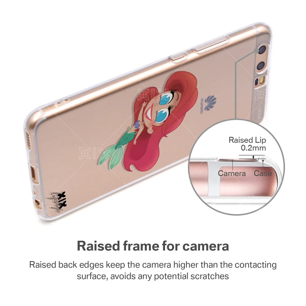 Для Huawei P8 Lite чехол с принцессой P9 2017 P10 P20 Pro Plus P Smart Honor 6A 6X 7X 8 9 Nova Mate 10 |