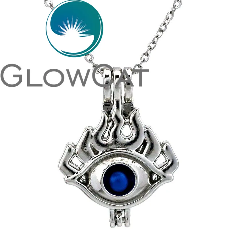GLOWCAT KK674 Серебряный глаз Хоруса бусины клетка эфирное масло диффузор аромат