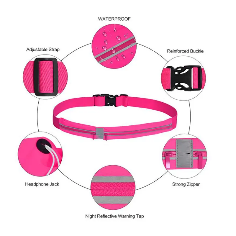 2018 водонепроницаемые сумки для бега в тренажерном зале пояс женщин и мужчин