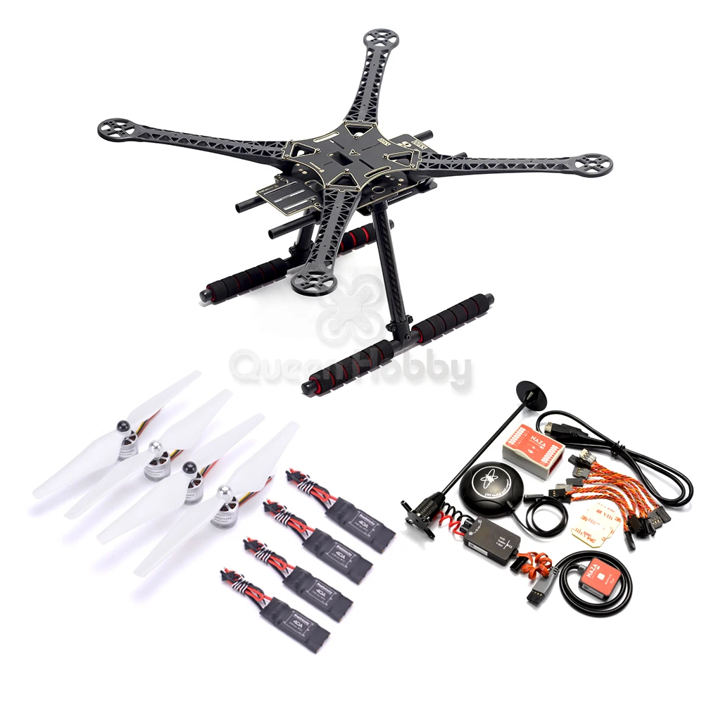 Комплект рамок для квадрокоптера S500 + Pixhawk / APM Naza двигатель 2312 920kv 40A ESC FPV Дрон