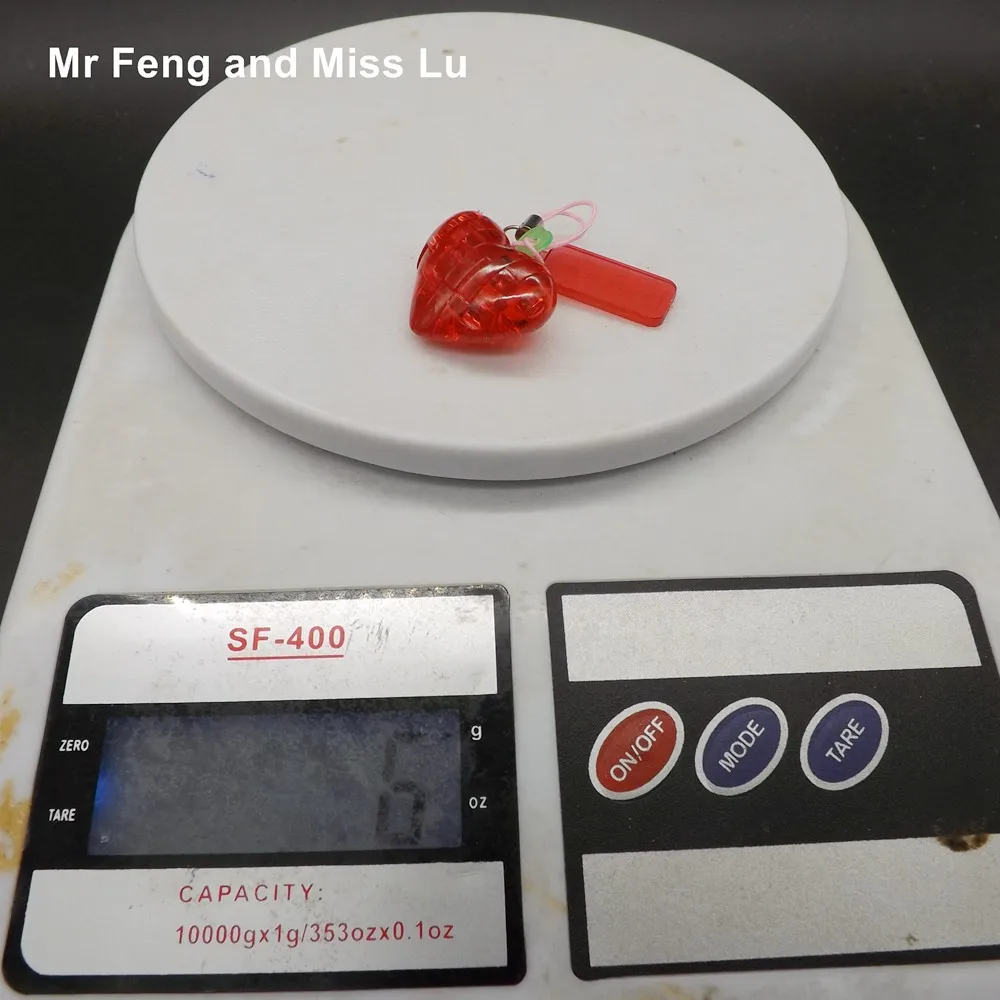 Готовый пазл 3D Мини Сердце с украшением в виде кристаллов Пазлы Модель игрушки