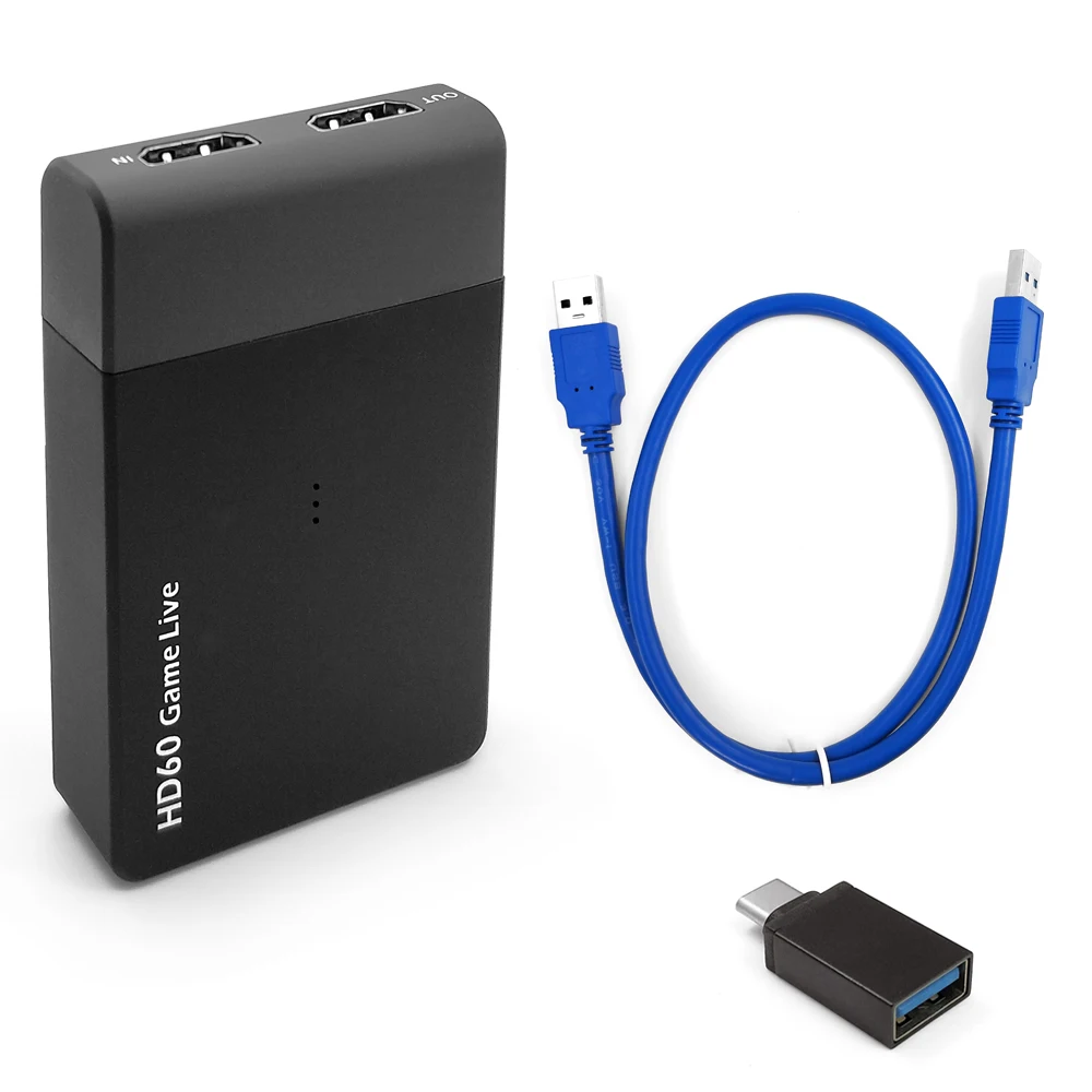 EarRise ezcap261M USB 3 0 HD видеозахват 4K 1080P конвертер для игр в реальном времени с