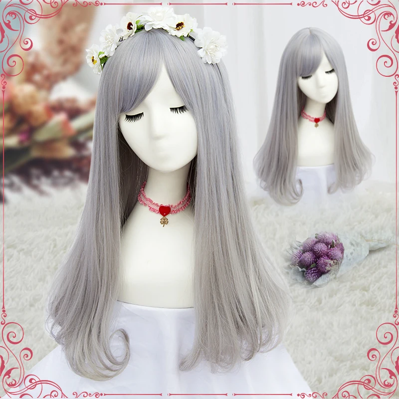 

(Alice-Wig 041) Heat Resistant Fiber Hairpiece Synthetic Hair Wig Anime Lolita Cosplay Wig
