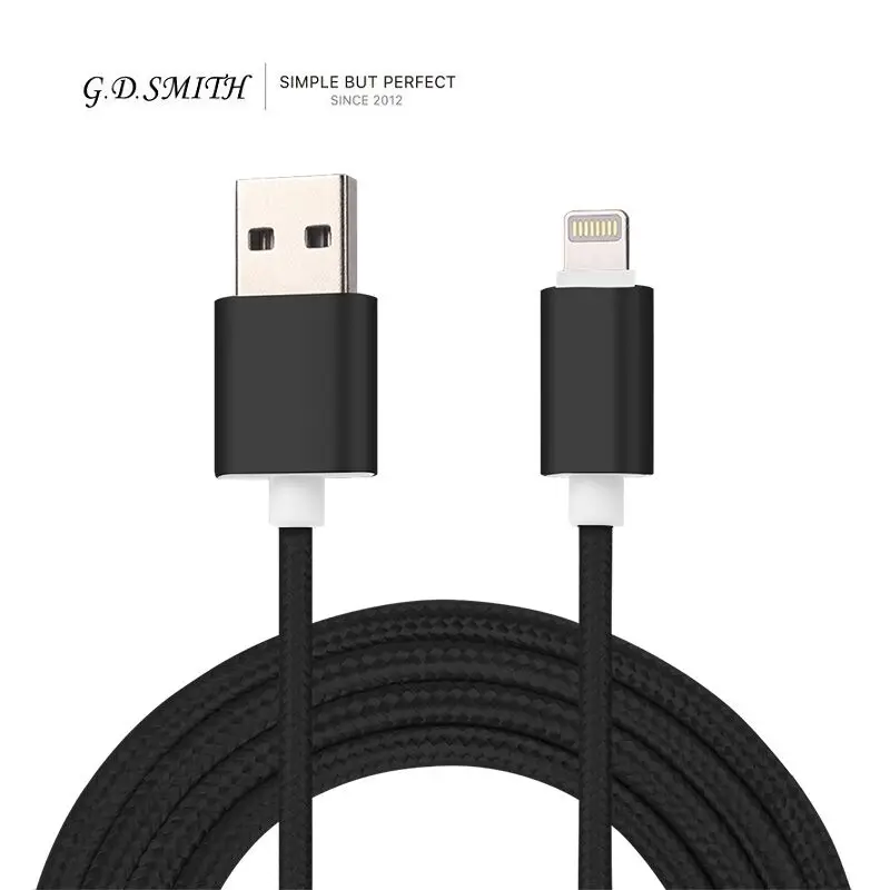 Г. Д. СМИТ Бренда Usb кабель для Apple iPhone 7 5 5S SE 6 s Плюс iPad 4 mini Высокое Качество