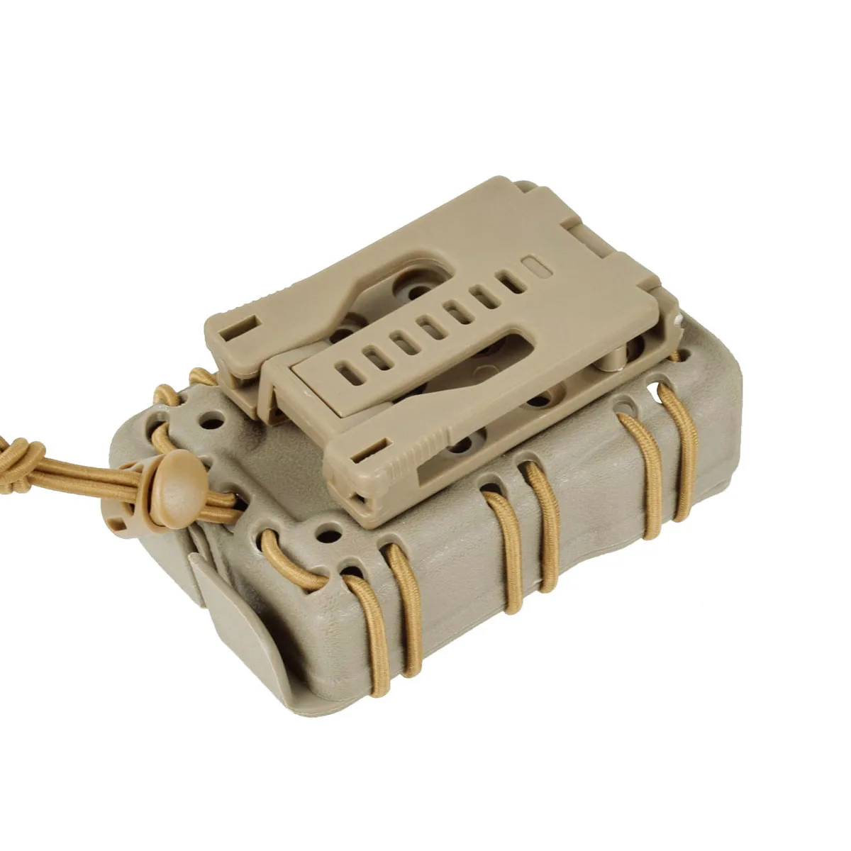 

Tactical M4 AR15 5.56 .223 Mag Pouch Carrier with Molle/Belt Fast Attach Millitary Molle Quick Release Single Pouch Holster