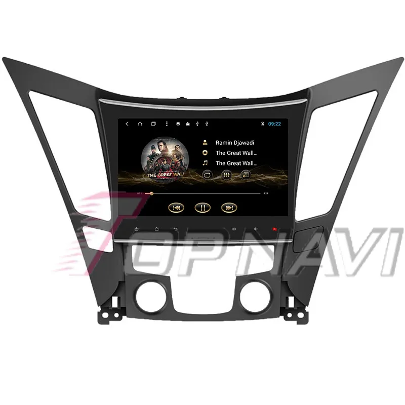Автомобильный носитель для Hyundai Sonata 2011 2012 2013 2014 2015 9 ''Topnavi Android 8 1 автомобильная