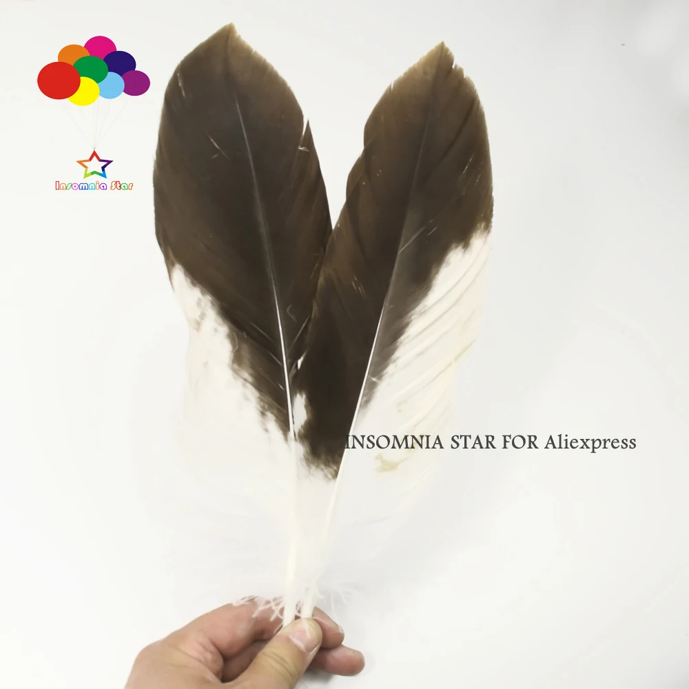 2 шт. натуральный супер редкий feathers12-14 дюймов/30-35 см Diy Карнавальная маска для головы
