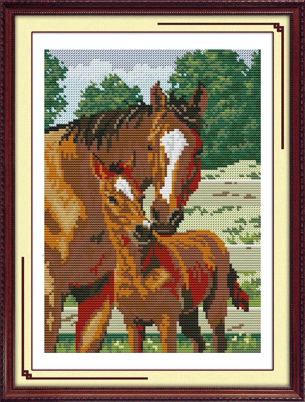 Набор для вышивки крестиком Joy Sunday D159 D173 D224 D244 D245|horse cross stitch kits|cross kitshorse |