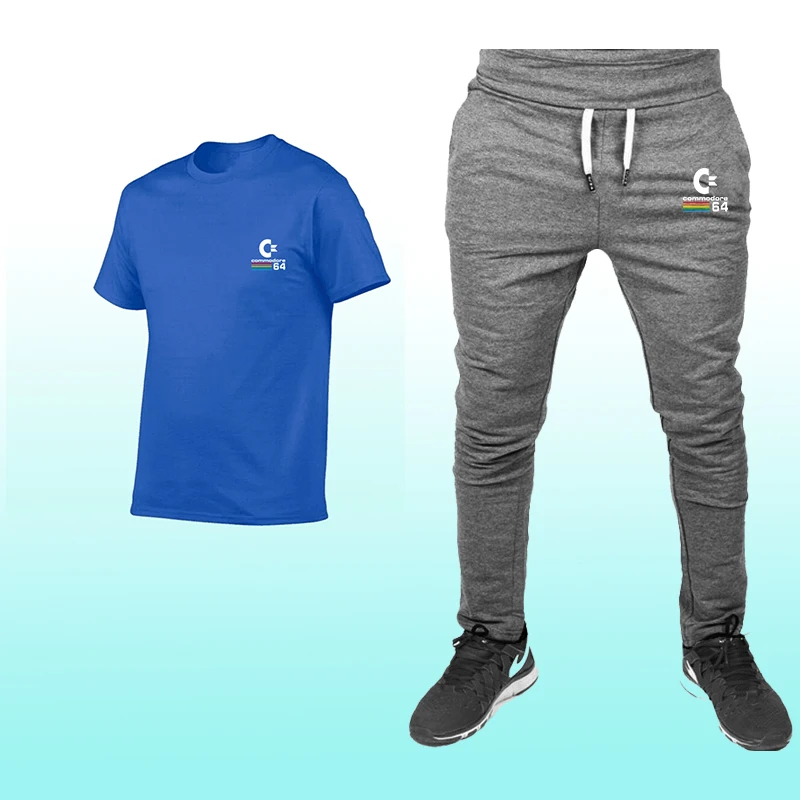 Новинка 2019 брендовый летний спортивный костюм для отдыха мужские комплекты